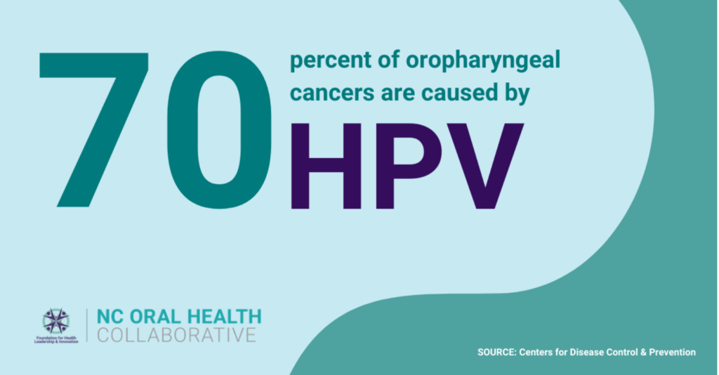 70 percent of oropharyngeal cancers are caused by HPV
