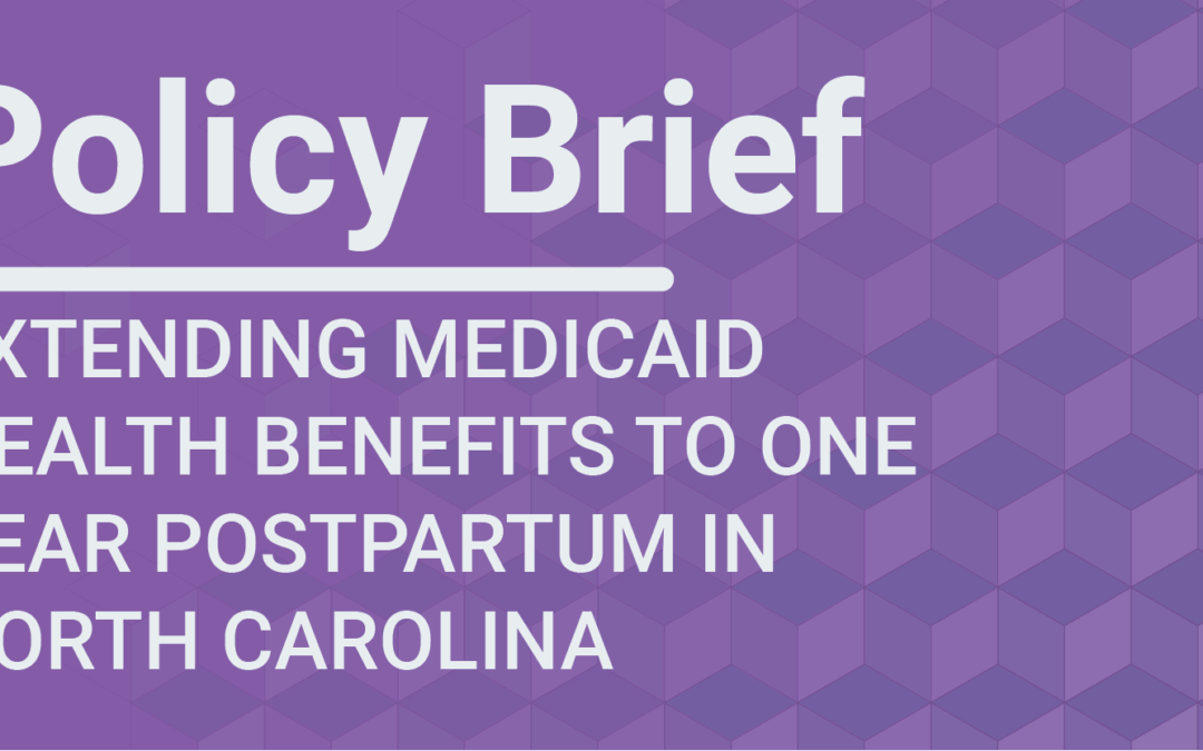 Policy Brief: Postpartum Medicaid Coverage in North Carolina